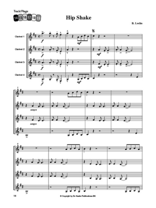 Groove Quartets - Clarinette - Bert Lochs - Partition - Clarinette